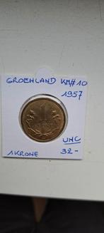 Groenland 1 krone 1957 UNC !!geres rene, Ophalen of Verzenden