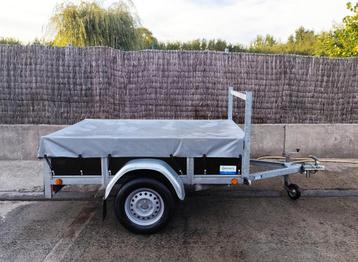 Aanhangwagen 750kg 130x200cm met coc-attest  beschikbaar voor biedingen