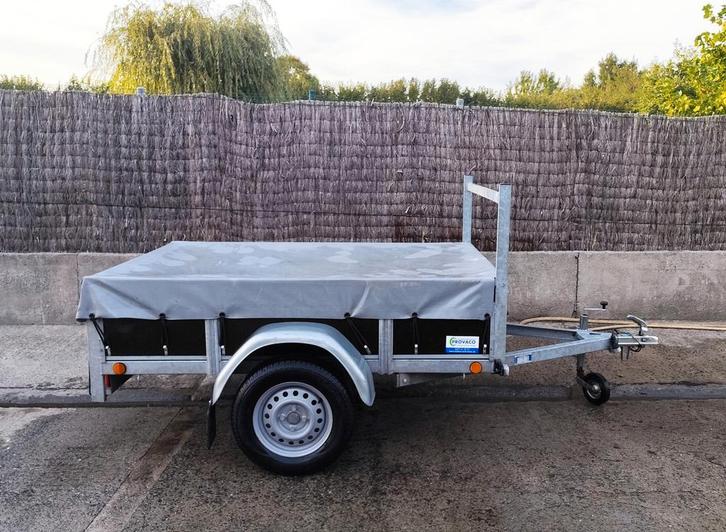 Aanhangwagen 750kg 130x200cm met coc-attest, Auto diversen, Aanhangwagen-onderdelen, Zo goed als nieuw, Ophalen