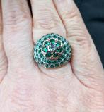 Bague en or, diamants et émeraude, Envoi, Or, Or