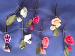bouquet de fleurs pour décoration : 2 roses et 2 feuilles, Enlèvement ou Envoi, Neuf