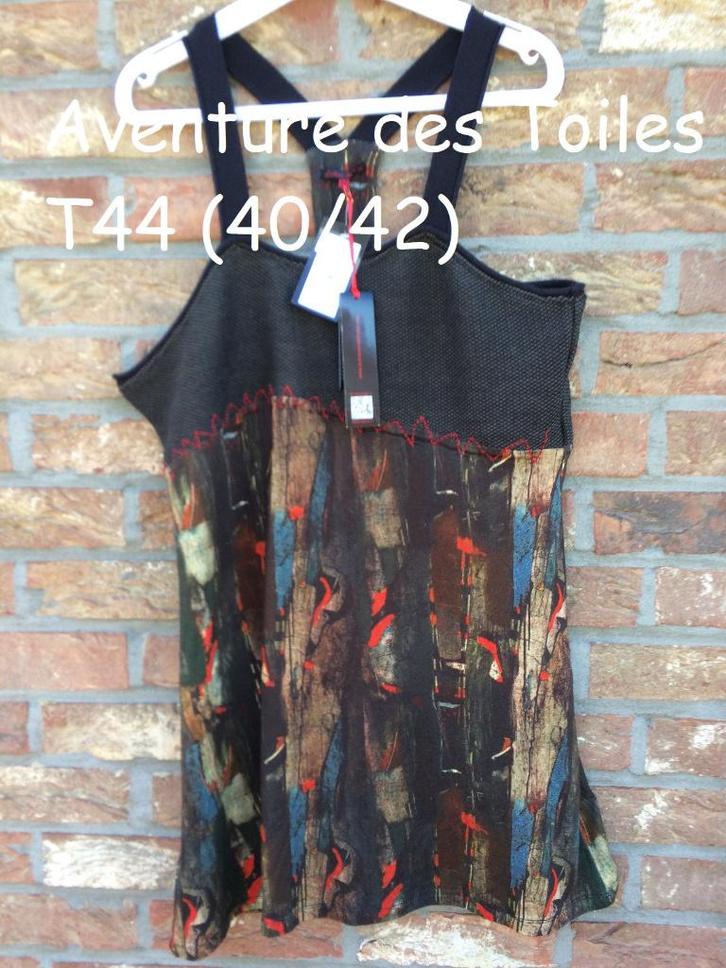 Aventure des toiles korte jurk/tuniek nieuw T38/40, Kleding | Dames, Blouses en Tunieken, Nieuw, Maat 38/40 (M), Ophalen of Verzenden