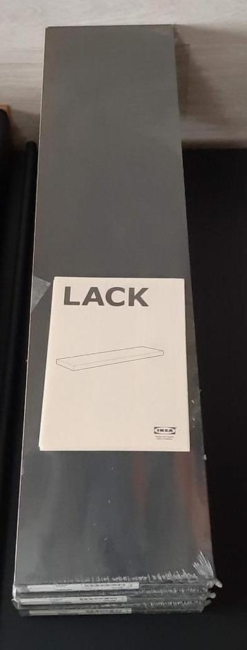Ikea Lack wandplank zwartbruin 110x26cm (3 stuks) beschikbaar voor biedingen