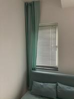 2 rideaux, 100% coton, Huis en Inrichting, Stoffering | Gordijnen en Lamellen, Ophalen of Verzenden, Groen