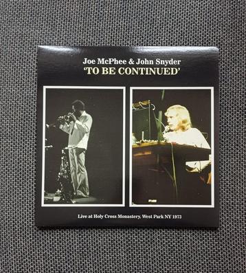 LP: Joe McPhee & John Snyder: To be continued (Kye) beschikbaar voor biedingen