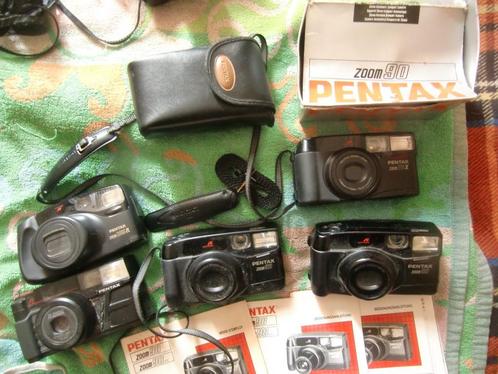lot compacts Pentax, Audio, Tv en Foto, Fotocamera's Analoog, Gebruikt, Pentax, Ophalen of Verzenden