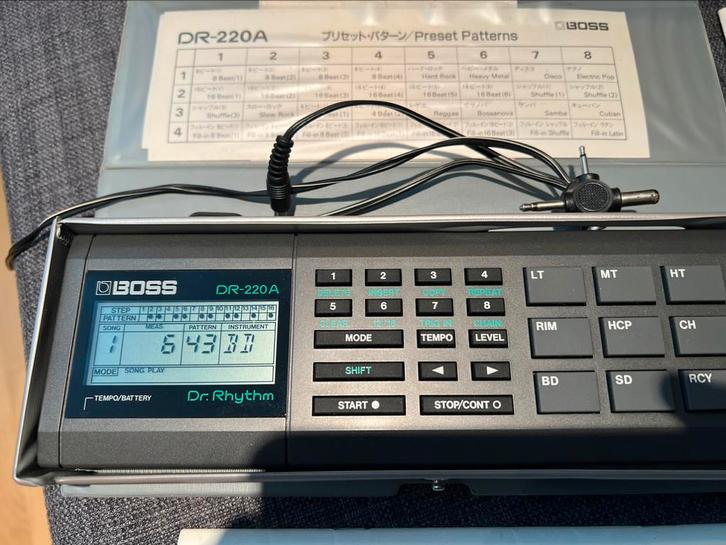 BOSS DR-220A drumcomputer, Muziek en Instrumenten, Drumcomputers, Boss, Ophalen