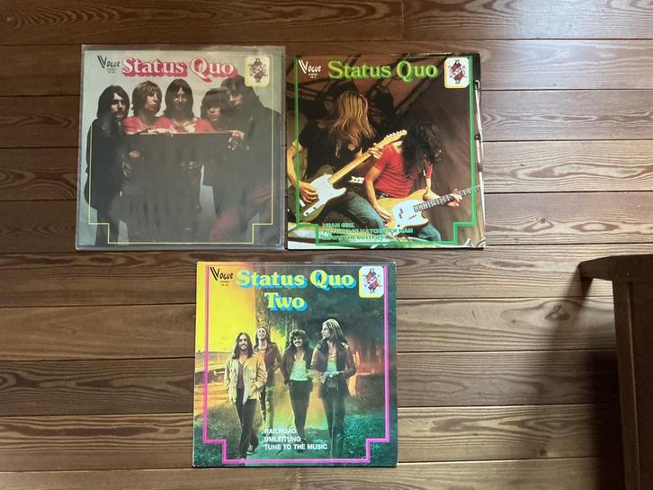 LP Status Quo - 3 stuks, Cd's en Dvd's, Vinyl | Rock, Gebruikt, Ophalen of Verzenden