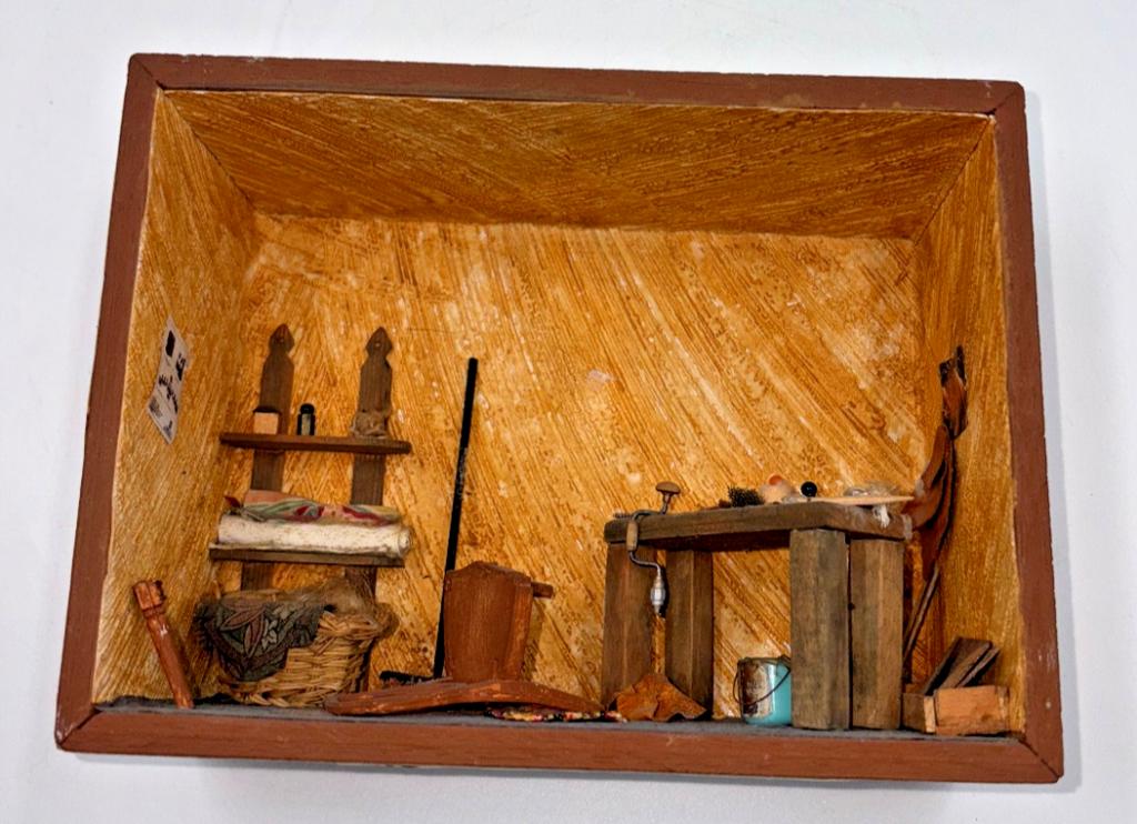 Trois miniatures de chalet en bois, vintage, Verzamelen, Sabenasouvenirs, Ophalen of Verzenden