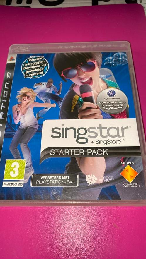 PLAYSTATION 3 SINGSTAR/STARTER PACK MET MICROFOON ! NIEUW !, Games en Spelcomputers, Games | Sony PlayStation 3, Ophalen of Verzenden