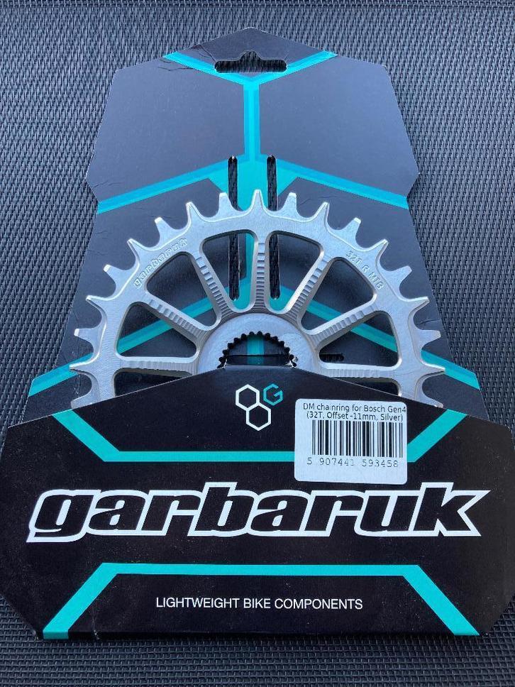 Plateau Garbaruk  Bosch Gen 4/5 Direct Mount 32 silver 2025, Vélos & Vélomoteurs, Vélos Pièces, Neuf, Général, Enlèvement ou Envoi