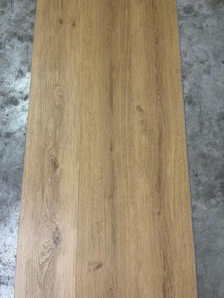 PVC met geïntegreerde ondervloer, Huis en Inrichting, Stoffering | Vloerbedekking, Nieuw, Vinyl, Beige, Bruin, 75 m² of meer, Ophalen of Verzenden