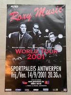 Poster Roxy Music World Tour 2001 in Sportpaleis Antwerpen, Comme neuf, Enlèvement ou Envoi