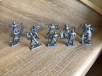 Vintage ridders, metaalkleurig, 10 stuks, Verzamelen, Poppetjes en Figuurtjes, Ophalen of Verzenden, Zo goed als nieuw