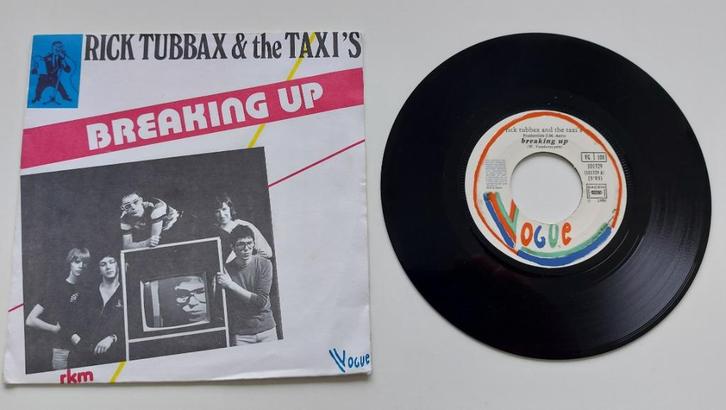 Belpop: Rick Tubbax & the Taxi's: 'Breaking Up', Cd's en Dvd's, Vinyl Singles, Gebruikt, Single, Pop, 7 inch, Ophalen of Verzenden