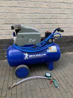 Michelin 2 Pk Professionele 50 Liter Compressor 10 Bar, Doe-het-zelf en Bouw, Compressors, 25 tot 100 liter, Ophalen, Gebruikt