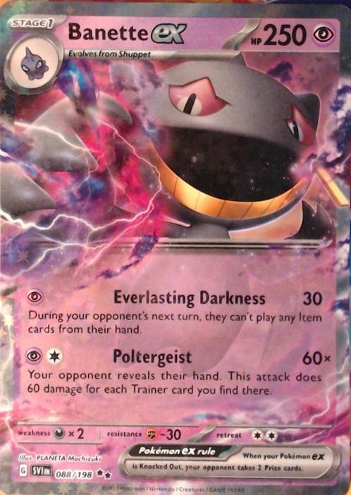 Banette ex - 088/198, Hobby en Vrije tijd, Verzamelkaartspellen | Pokémon, Nieuw, Losse kaart, Ophalen of Verzenden