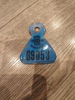 Plaques vélo émaillées brabant 1936 et 2938, Ophalen of Verzenden