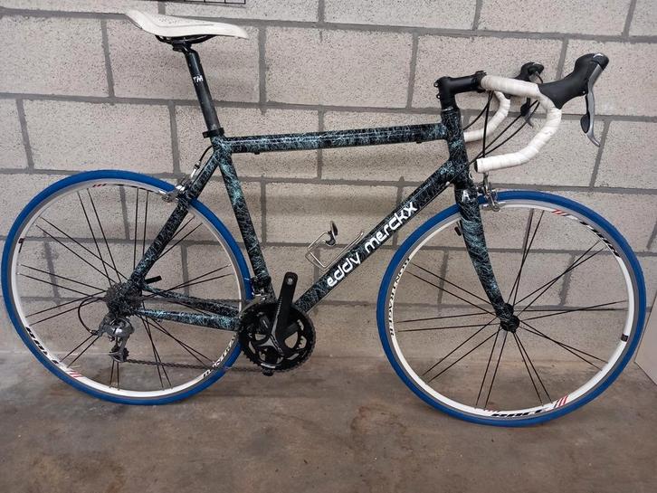 Eddy Merckx Team SL Shimano Tiagra maat 56 + Outfit, Fietsen en Brommers, Fietsen | Racefietsen, Giant, Carbon, Ophalen