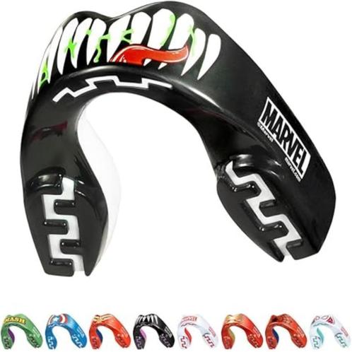 Marvel Venom dubbellaagse gebitsbeschermer GRATIS LEVERING, Sport en Fitness, Boksen, Nieuw, Boksbitje, Verzenden