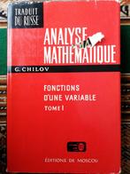Analyse Mathématique "Fonctions d'une variable", Livres, Science, Enlèvement ou Envoi, Comme neuf, Autres sciences, Georges Chilov
