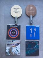 Tafeltennis houtje rubber Butterfly  Donic Yasaka, Sport en Fitness, Ophalen of Verzenden, Nieuw, Net, Batje(s) of Balletje(s)