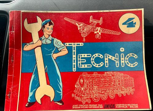 Vintage boekje Tecnic door Unica nr 4, Verzamelen, Speelgoed, Gebruikt, Ophalen of Verzenden