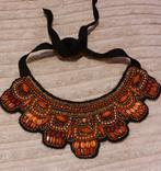 Prachtige handgemaakte nieuwe choker Ibiza style, Ophalen of Verzenden, Nieuw, Overige materialen, Verstelbaar