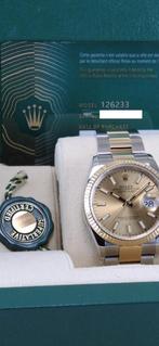Montre Rolex Datejust 2020 avec papiers, Handtassen en Accessoires, Horloges | Heren, Rolex, Verzenden, Zo goed als nieuw, Goud