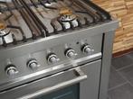 🔥Luxe Boretti Fornuis 90cm rvs + rvs  1 grote oven 6 pits, Elektronische apparatuur, Fornuizen, 60 cm of meer, Ophalen of Verzenden