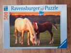 Ravensburger puzzel paarden - 500 stuks, Ophalen of Verzenden