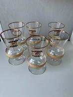6 GORDON FINEST GOLD-glazen, Ophalen of Verzenden, Nieuw