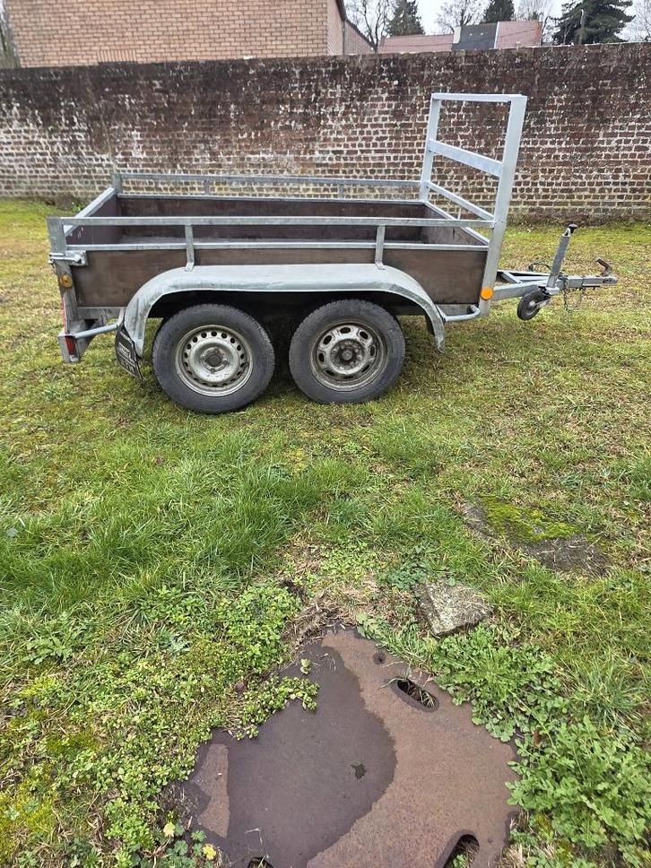 Remorque double essieux, Autos : Divers, Remorques, Utilisé, Enlèvement ou Envoi