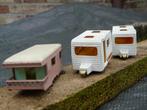 Matchbox  2 x stacaravan en 3x trekcaravan, Hobby en Vrije tijd, Ophalen, Gebruikt, Overige typen