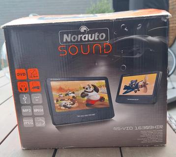 Dubbele dvd speler voor in de auto met alle assosaires te ko beschikbaar voor biedingen