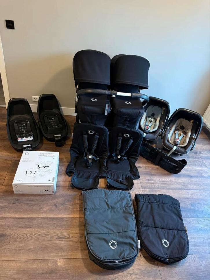 Bugaboo donkey 2 kinderwagen met maxi cosi set, Kinderen en Baby's, Kinderwagens en Combinaties, Zo goed als nieuw, Kinderwagen