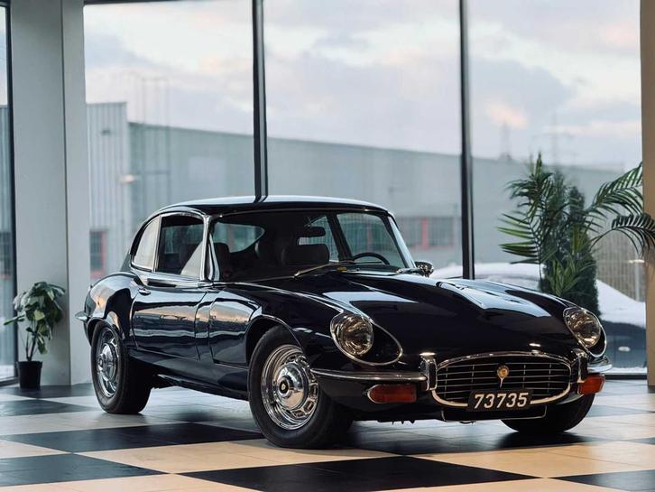 Jaguar - E-type V12 5.3 - 1973 - Voiture, Autos, Jaguar, Entreprise, Type E, Autres carburants, Autre carrosserie, Automatique