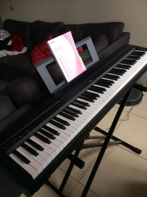 Louez un piano numérique Yamaha pour 25 € par mois, Musique & Instruments, Pianos, Comme neuf, Piano, Noir, Digital, Enlèvement ou Envoi