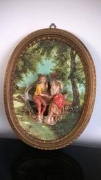 Vintage  : Mid Century Empire Italy 3d Art, Antiek en Kunst, Kunst | Schilderijen | Klassiek, Ophalen of Verzenden