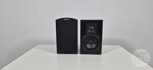 Jamo E 500 Luidsprekers | Speakers | Compact | Bookshelf, Audio, Tv en Foto, Luidsprekerboxen, Gebruikt, Front, Rear of Stereo speakers