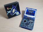 Advance SP Kyogre IPS, Games en Spelcomputers, Ophalen of Verzenden, Zo goed als nieuw, Game Boy Advance SP, Met beschermhoes of tas