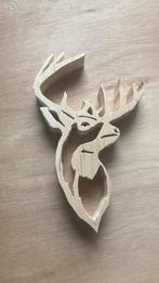 Hertje uit hout gesneden door mezelf, Antiek en Kunst, Ophalen