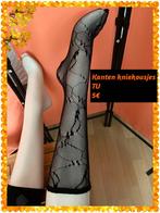 Kanten kniekousen TU, Kleding | Dames, Sokken en Kousen, Sokken en Kniesokken, Zwart, Maat 35 t/m 38, Ophalen of Verzenden
