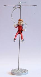 Robbedoes beeldje / Statuette Spirou - Fantacoptère, Verzamelen, Ophalen, Guust of Robbedoes, Nieuw, Beeldje of Figuurtje