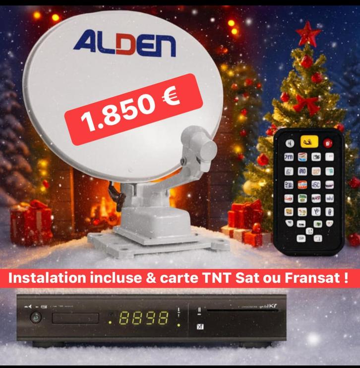 Antenne Tv ALDEN automatique Tntsat - Fransat, Caravans en Kamperen, Kampeeraccessoires, Nieuw, Ophalen of Verzenden