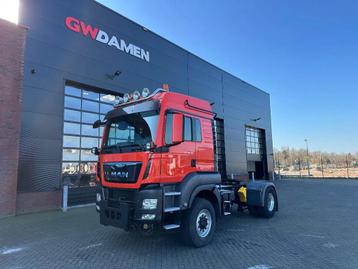 MAN TGS 18.480 H 4x4 , Retarder Euro 6, Autos, Rouge, Achat, Euro 6, MAN