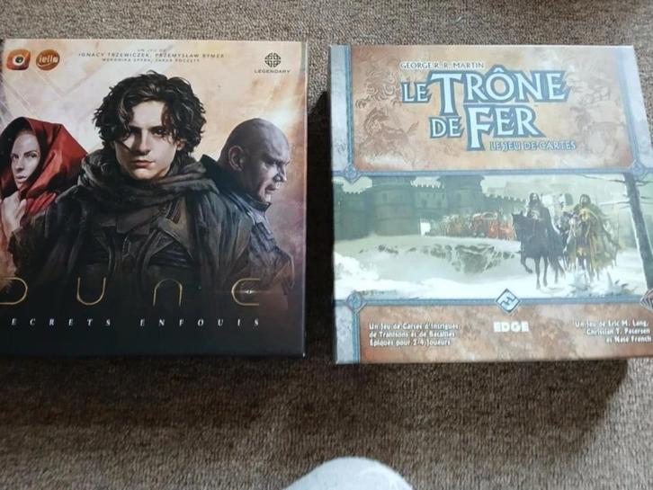 ensemble jeux de société neuf trone de fer + dune, Hobby en Vrije tijd, Gezelschapsspellen | Bordspellen, Ophalen of Verzenden