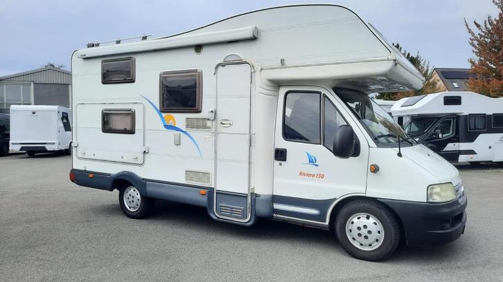 Mobilhome, Caravans en Kamperen, Mobilhomes, Particulier, tot en met 5, Alkoof, Fiat, Fiat, Diesel, Handgeschakeld, Treinzit, 5 tot 6 meter
