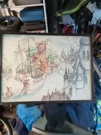 Tekening, Antiek en Kunst, Ophalen