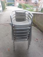 7 terrasstoelen Coca cola, Jardin & Terrasse, Chaises de jardin, Enlèvement, Utilisé, Synthétique, Empilable